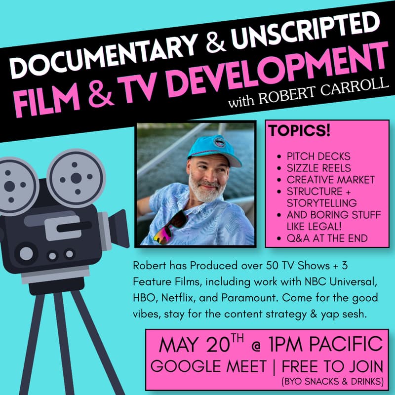 Cover Image for Robert Carroll | Documentary & Unscripted Film & TV Development