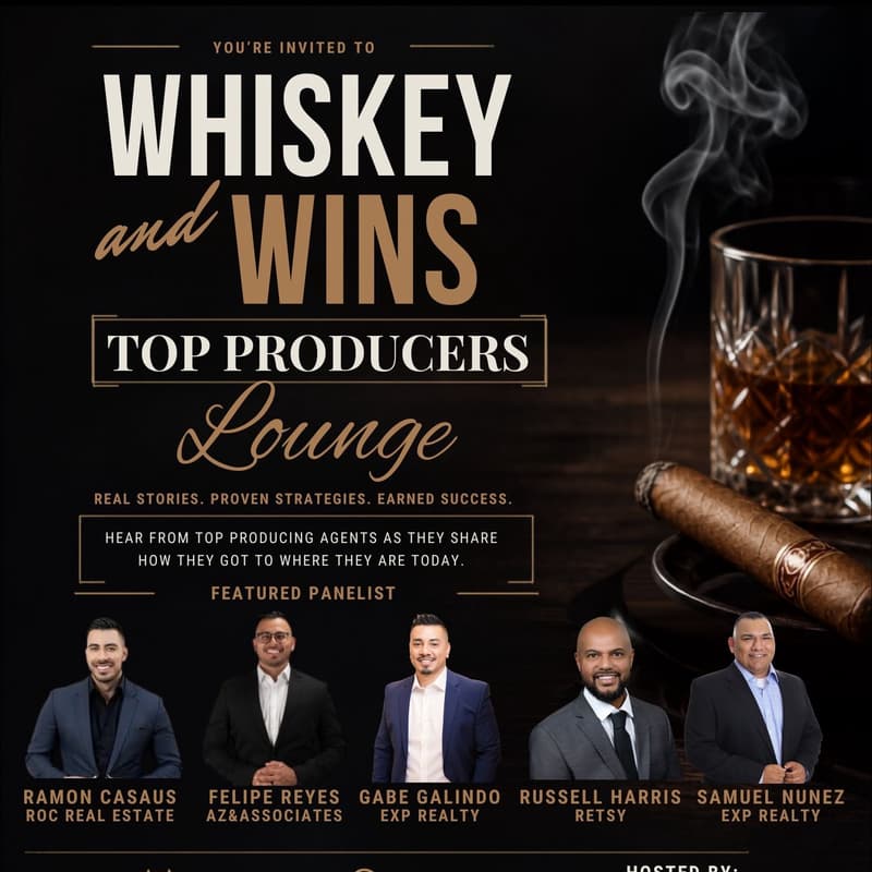 Cover Image for Whiskey & Wins - Top Producers Lounge