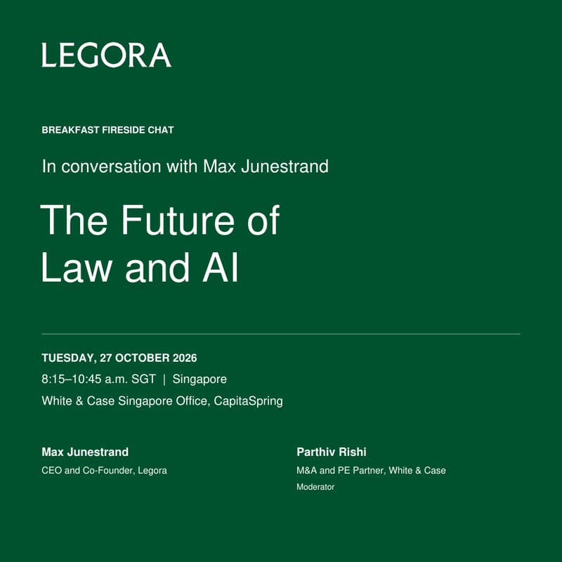 Cover Image for In conversation with Max Junestrand: The Future of Law and AI