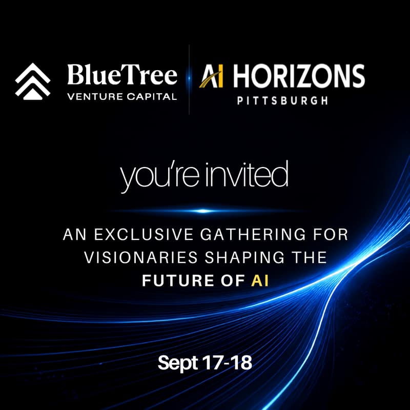 Cover Image for BlueTree VC Invitation to AI Horizons Conference
