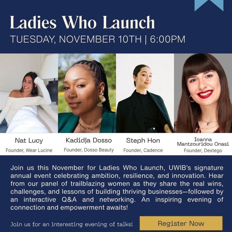 Cover Image for UWIB Presents: Ladies Who Launch 2026