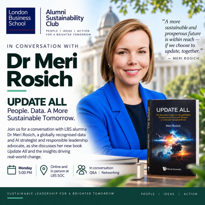 Cover Image for Conversation with Dr Meri Rosich presenting her new book Update All