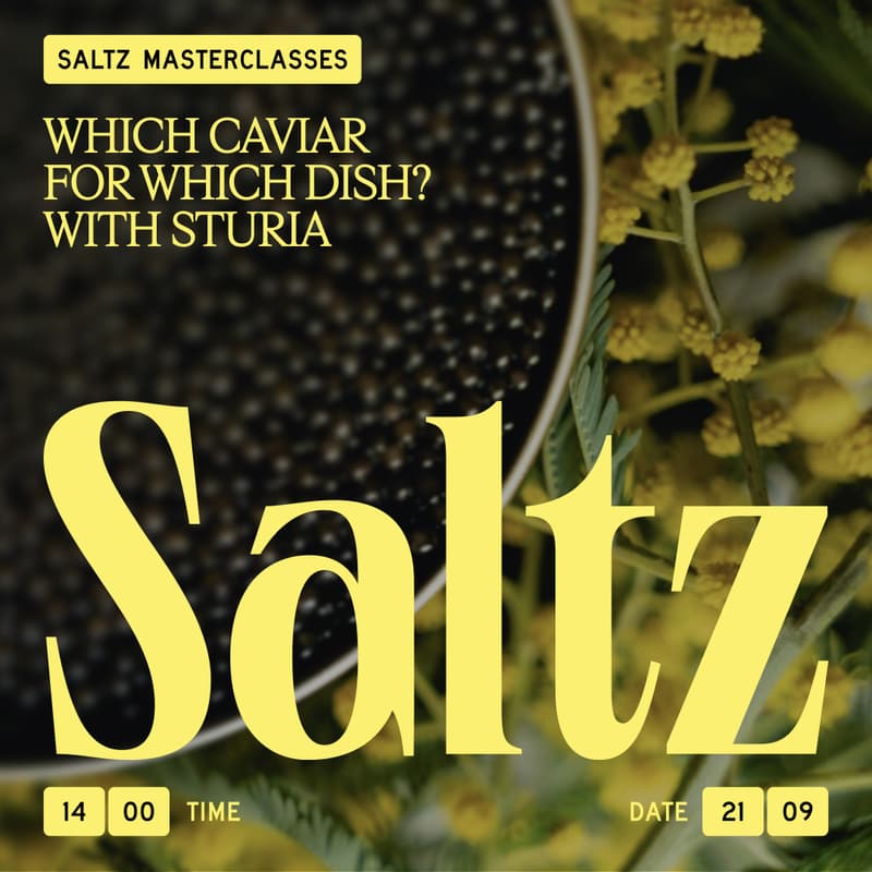 Cover Image for Saltz Masterclass: Which Caviar for Which Dish? with Sturia