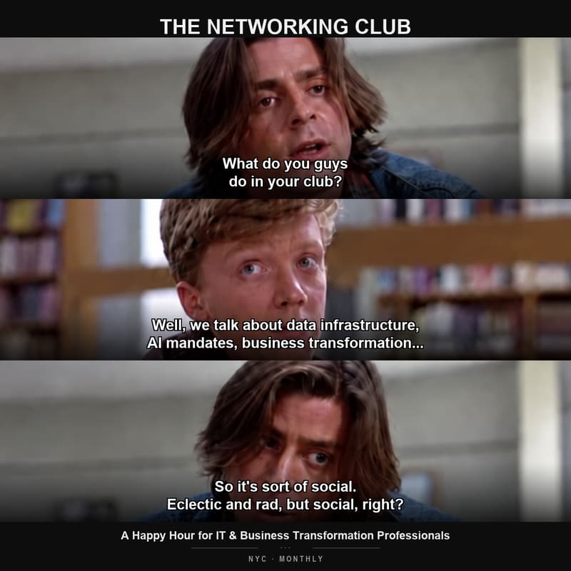 Cover Image for The Networking Club: Happy Hour for IT & Transformation Leaders