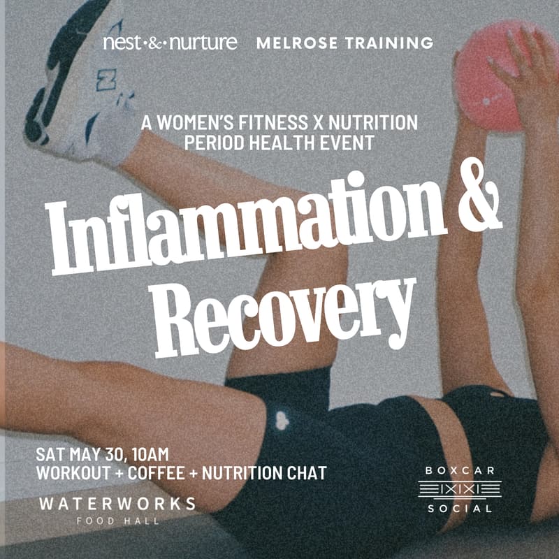 Cover Image for Fitness x Nutrition Women’s Health Event: Inflammation & Recovery