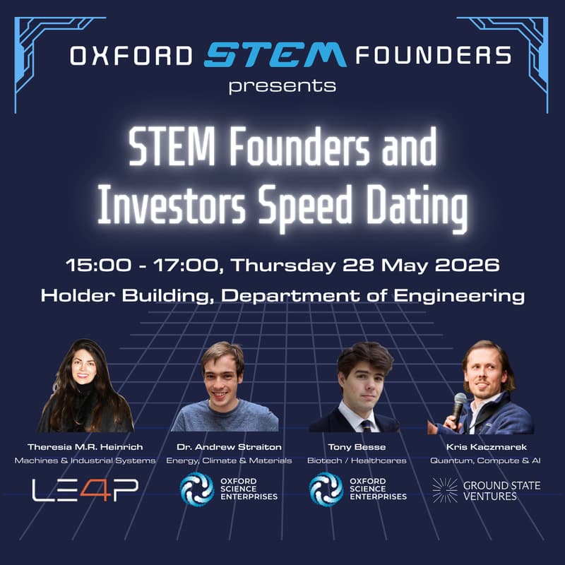 Cover Image for STEM Founders and Investors Speed Dating
