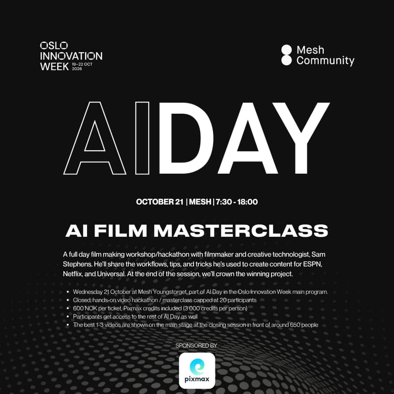 Cover Image for AI DAY: FILM MASTERCLASS