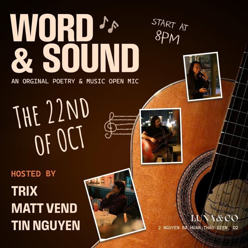Cover Image for Word&Sound - Original Music & Poetry Open Mic #5