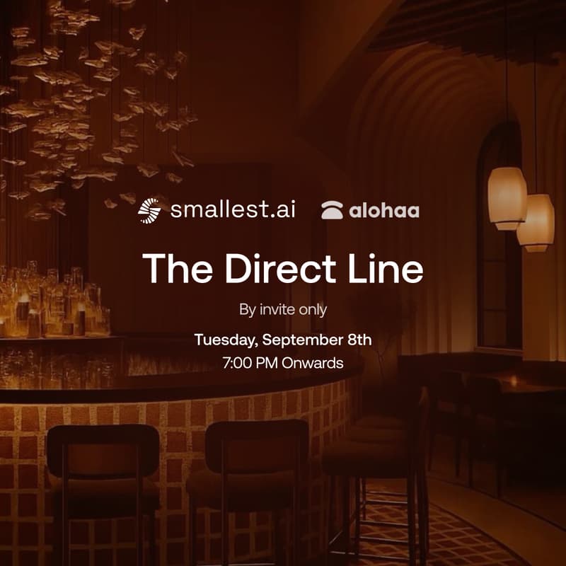 Cover Image for The Direct Line by Smallest.ai & Alohaa.ai