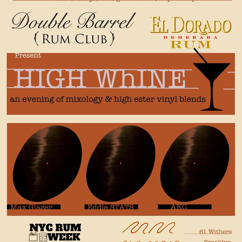 Cover Image for Double Barrel Rum Club Presents: High Whine with El Dorado Rums