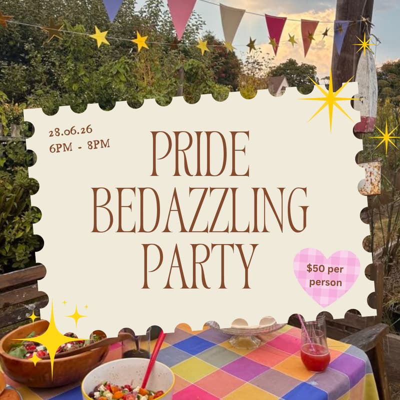 Cover Image for Second Annual Pride Bedazzling Party