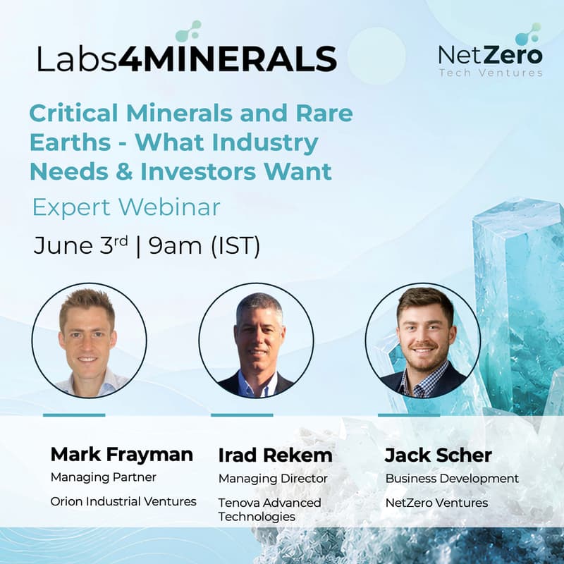 Cover Image for Labs4Minerals Webinar: What Industry Needs and Investors Want in Critical Minerals