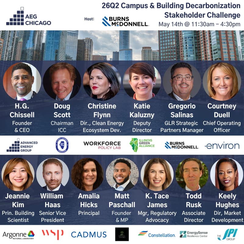 Cover Image for AEG Chicago 26Q2 Stakeholder Challenge: Campus & Building Decarbonization