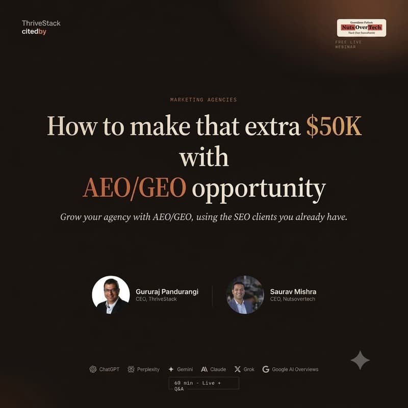 Cover Image for SEO Agencies: How to make that extra $50K with AEO opportunity