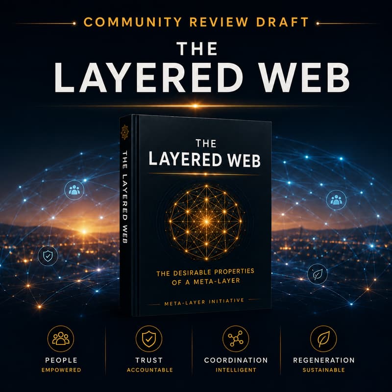 Cover Image for The Layered Web: Desirable Properties of a Meta-Layer – Community Review Draft and Governance Feedback Workflow