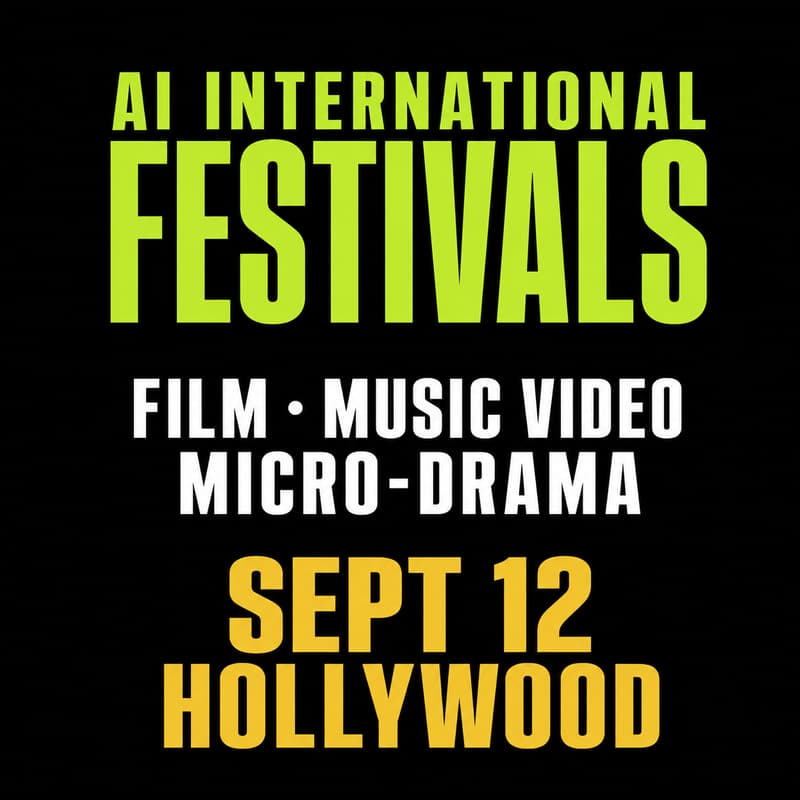 Cover Image for AI International Micro-Drama, FIlm & Music Video Festivals