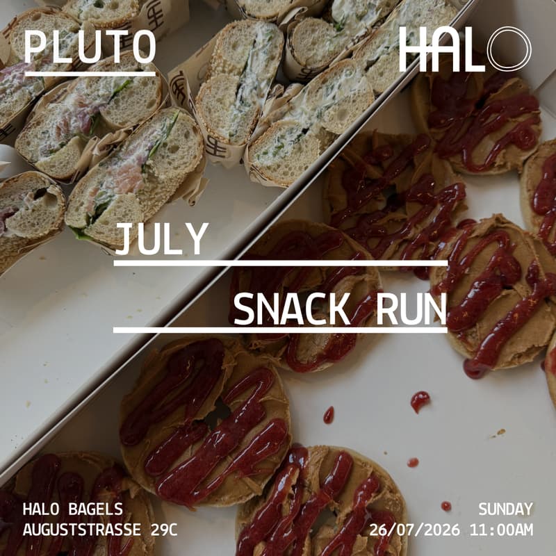 Cover Image for SNACK RUN – HALO BAGELS x PLUTO