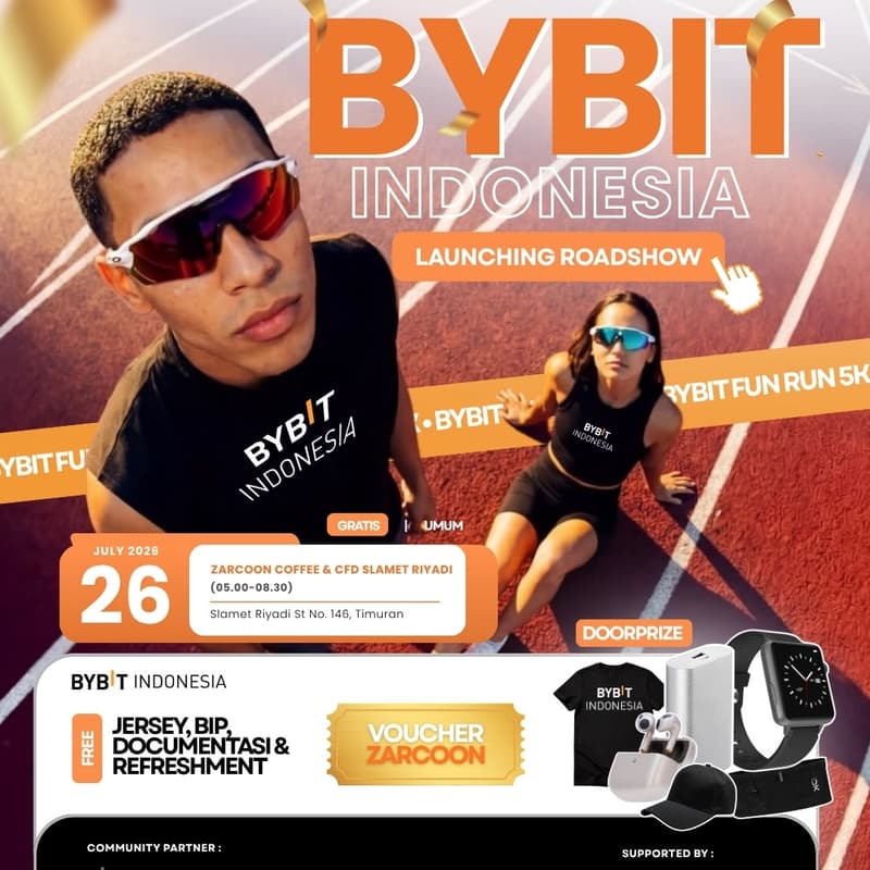 Cover Image for Bybit Indonesia Roadshow Launching SOLO with Community FunRun 5K