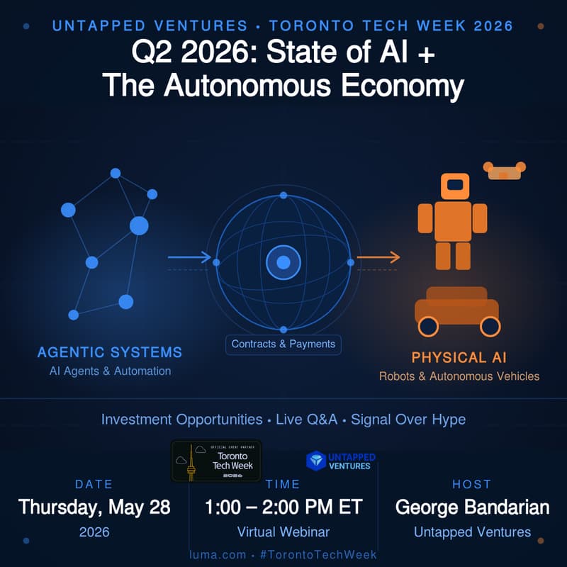 Cover Image for Q2 2026 State of AI + AE (Autonomous Economy) & Investment Opportunities #TorontoTechWeek