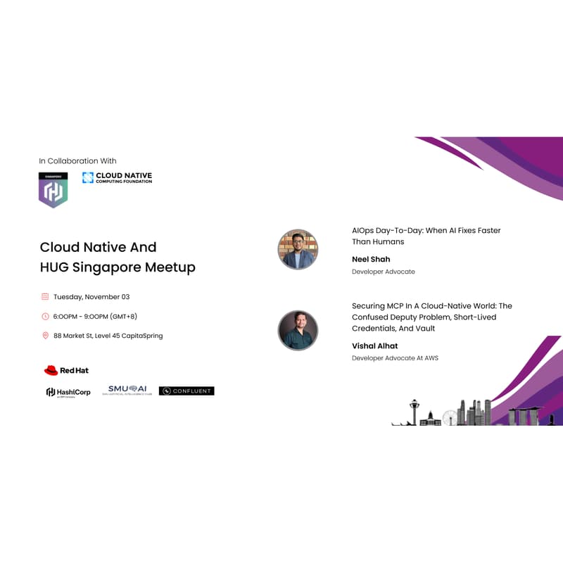 Cover Image for CNCG Singapore x Singapore HUG Meetup @RedHat Singapore