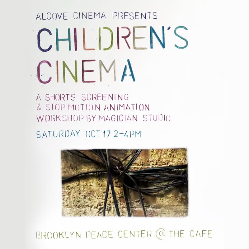 Cover Image for Children's Cinema: Shorts Screening & Stop Motion Animation Workshop