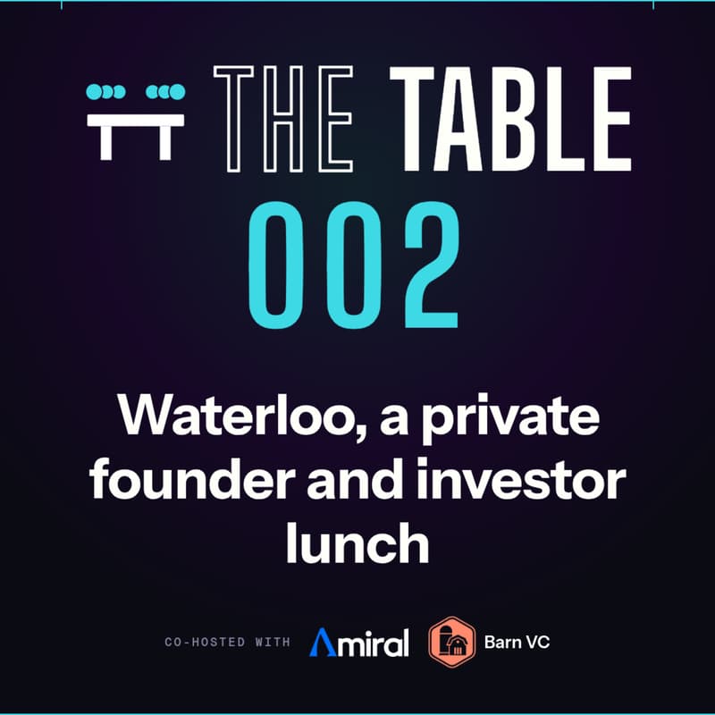 Cover Image for Table 002 — Waterloo, Friday October 2, lunch