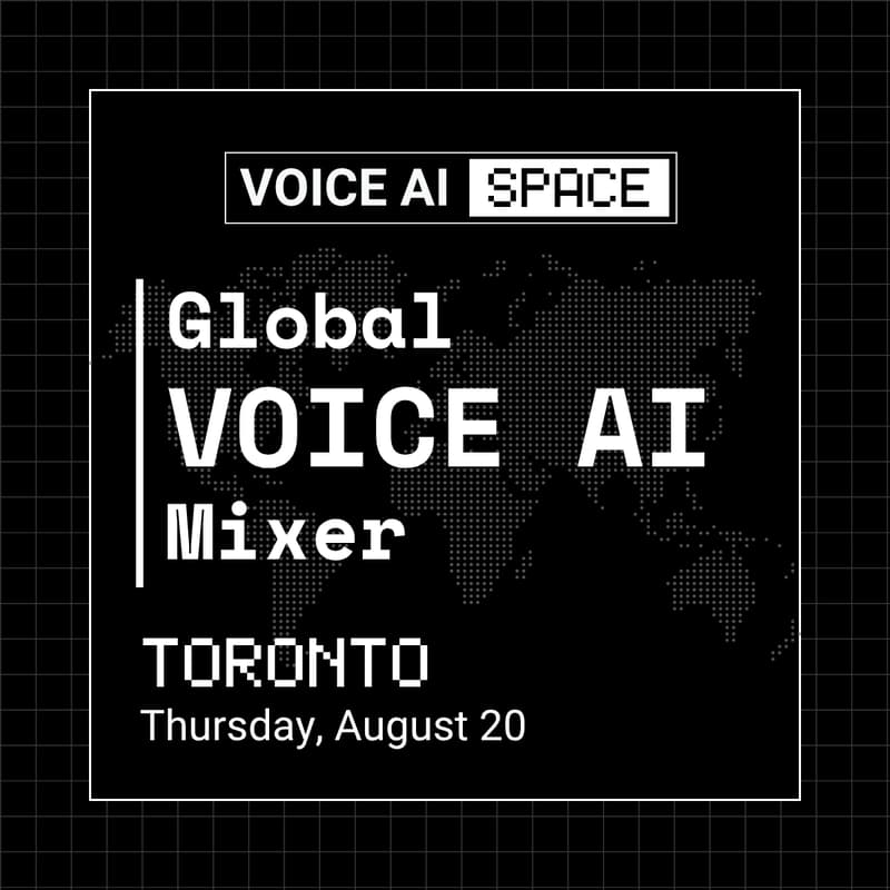 Cover Image for VOICE AI Community Mixer TORONTO