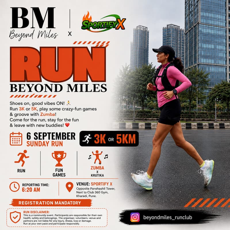 Cover Image for Beyond Miles Run