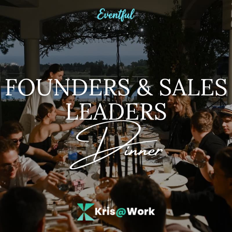 Cover Image for Founders & Sales Leaders Dinner (Seed/Series A+)