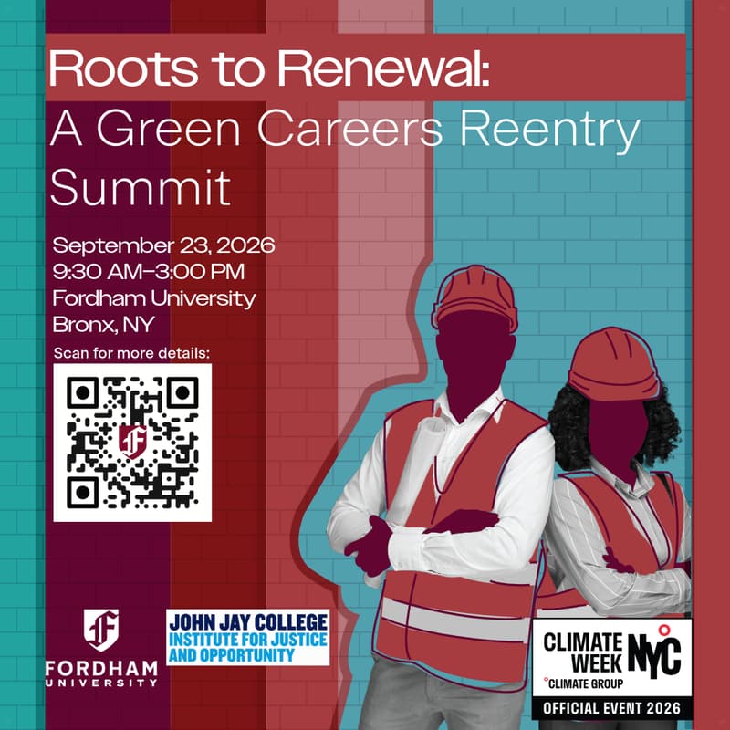 Cover Image for Roots to Renewal: A Green Careers Reentry Summit