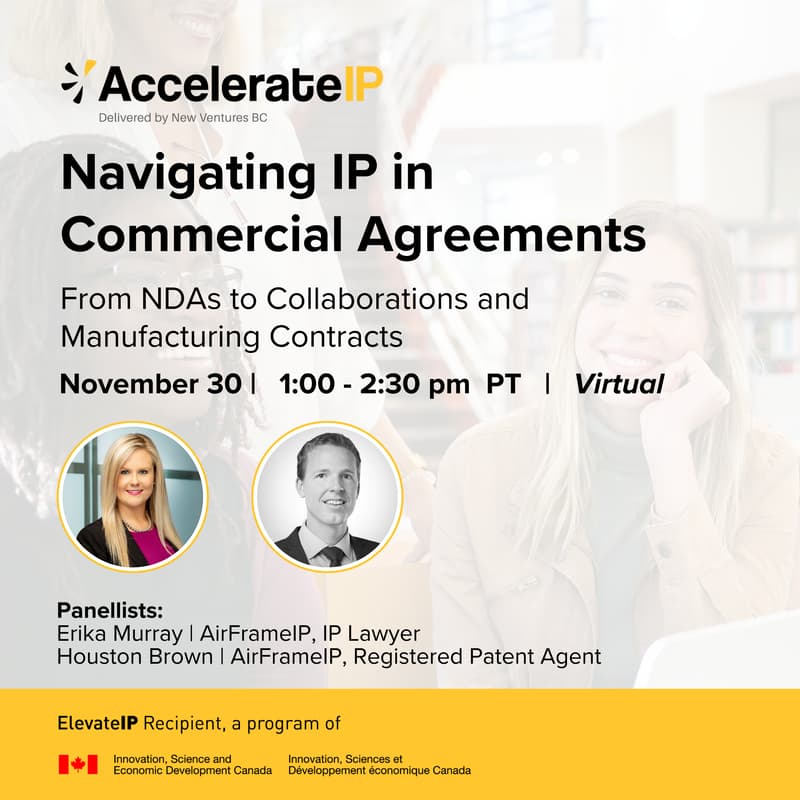 Cover Image for Navigating IP in Commercial Agreements: From NDAs to Collaborations and Manufacturing Contracts
