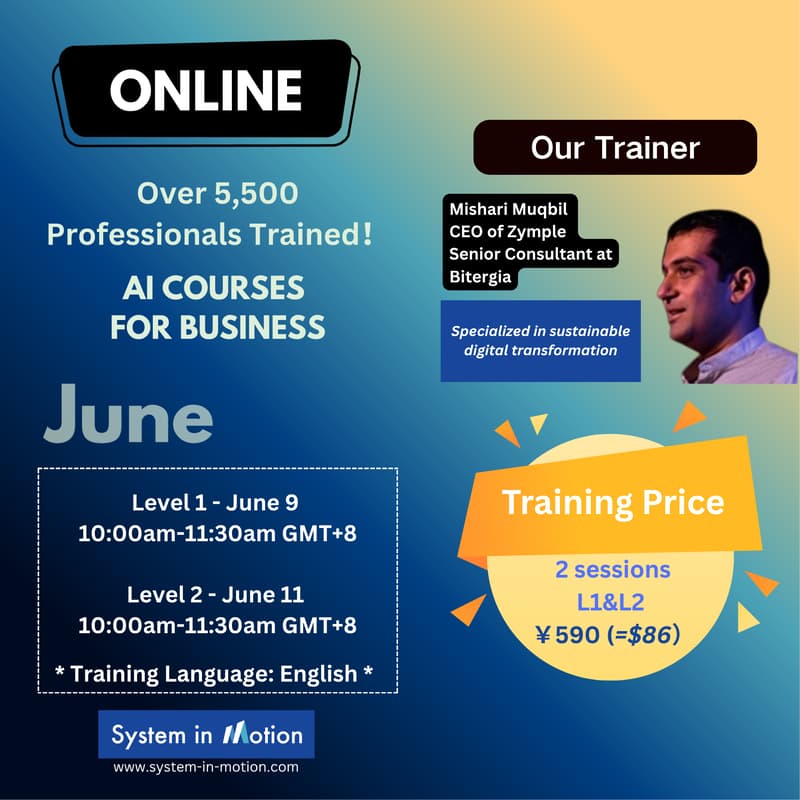 Cover Image for Online Training(EN): AI Fundamentals（L1&L2） - June 9&11