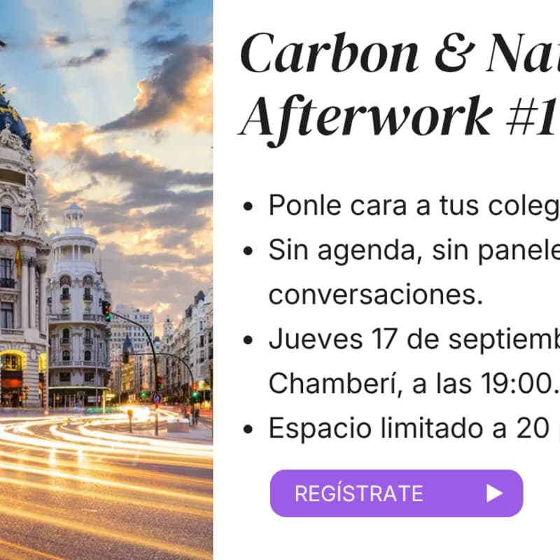 Cover Image for Carbon & Nature Afterwork - Madrid #1