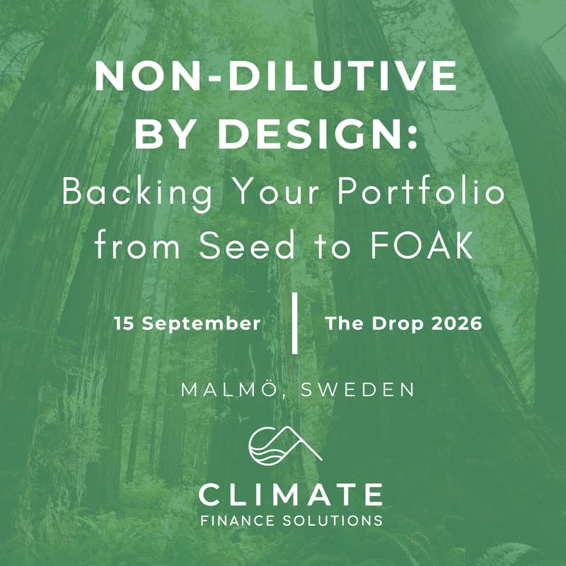 Cover Image for Non-Dilutive by Design: Backing Your Portfolio from Seed to FOAK