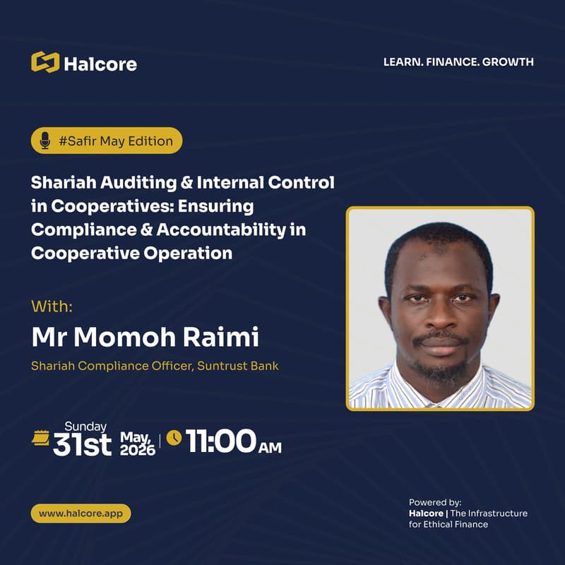Cover Image for Shariah Auditing & Internal Control in Cooperatives: Ensuring Compliance & Accountability in Cooperative Operation