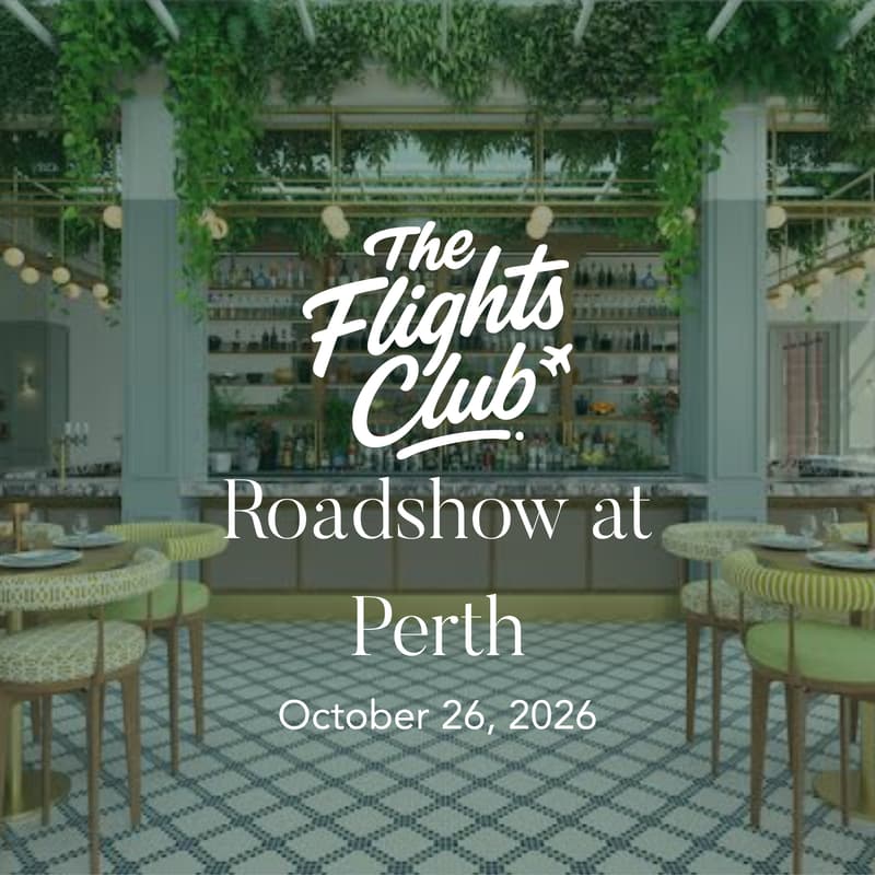 Cover Image for The Flights Club Roadshow- PERTH