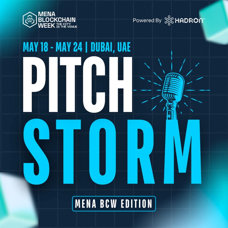 Cover Image for PITCH STORM -MENA Blockchain Week Edition
