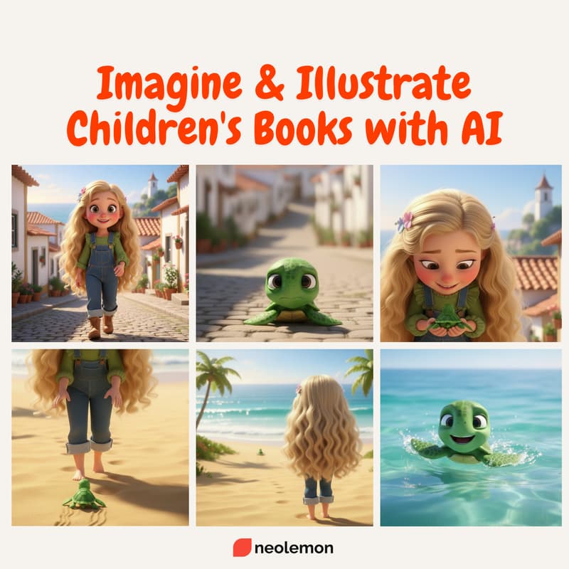 Cover Image for Imagine & Illustrate Children's Books with AI