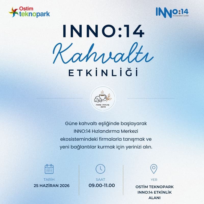Cover Image for INNO:14 KAHVALTI ETKİNLİĞİ