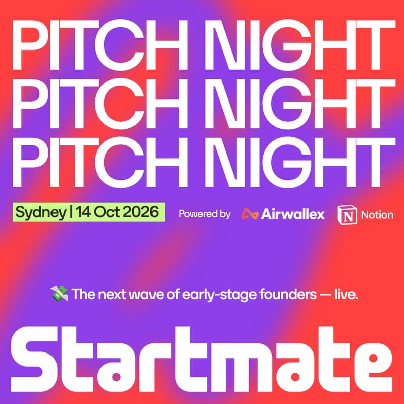 Cover Image for Startmate Pitch Night (Sydney)