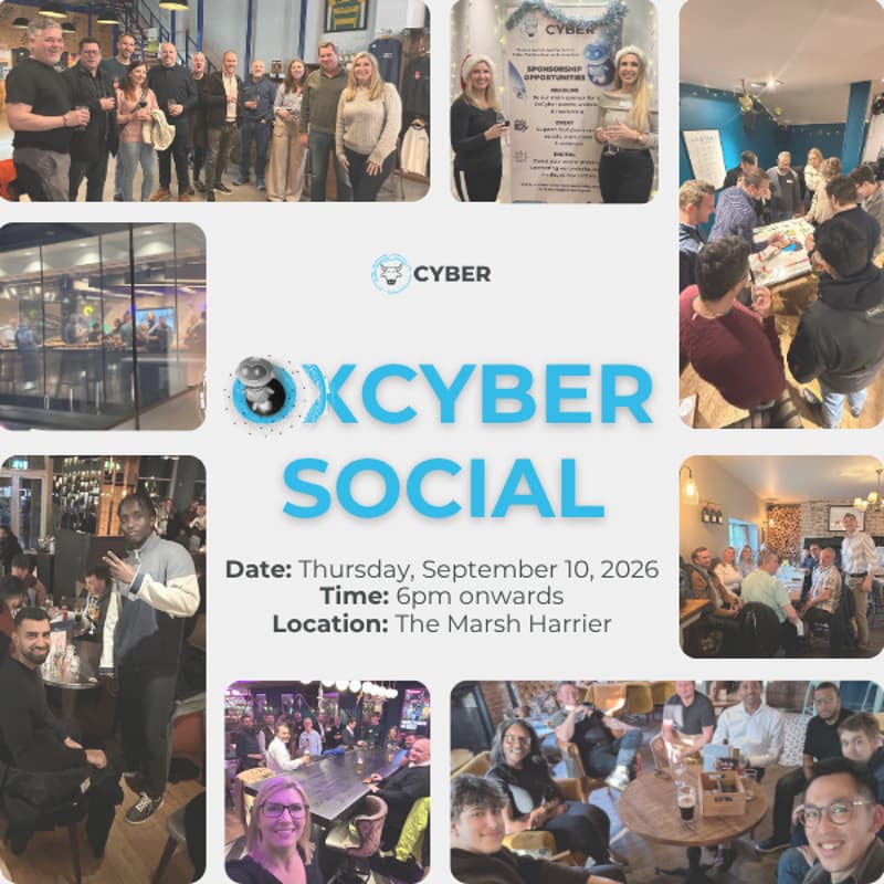 Cover Image for OxCyber Social Event – September 2026