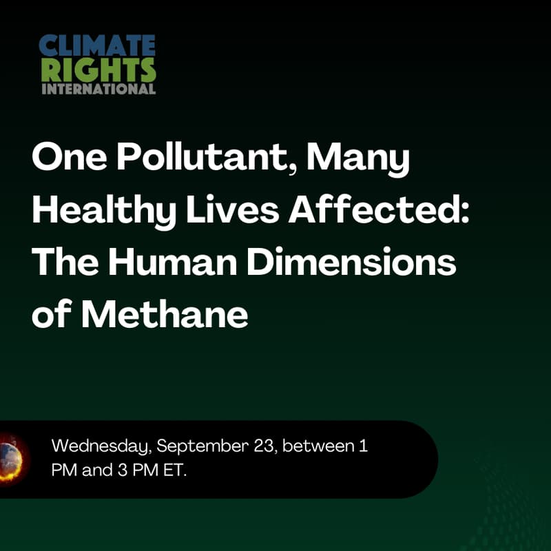 Cover Image for One Pollutant, Many Healthy Lives Affected: The Human Dimensions of Methane