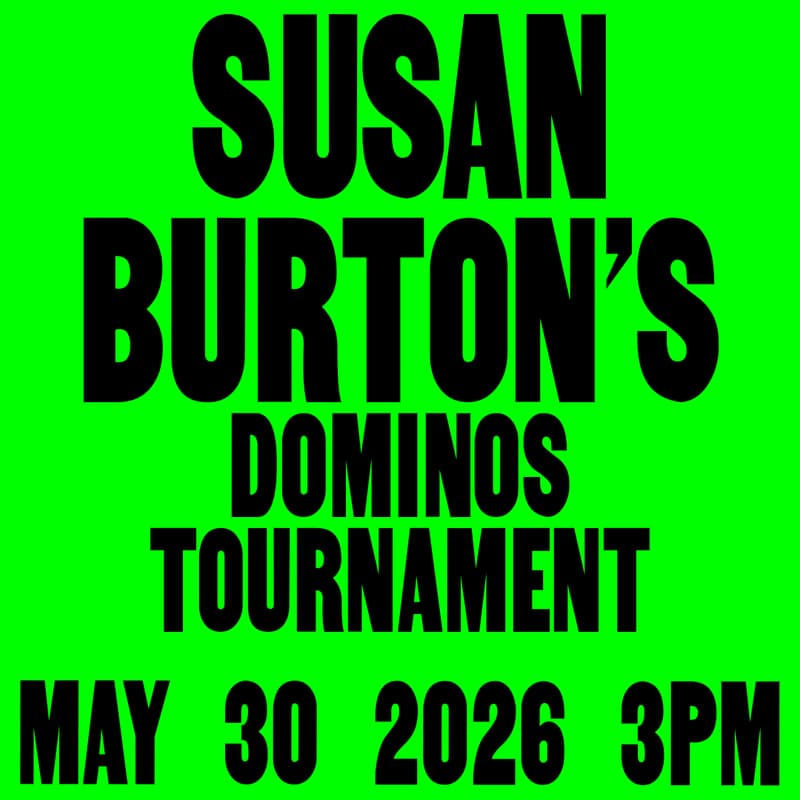 Cover Image for Susan Burton's Dominos Tournament @ sister dreamer.