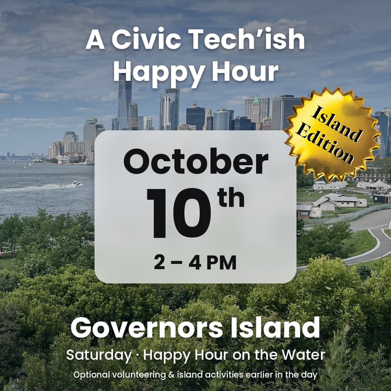 Cover Image for A Civic Tech'ish Happy Hour: Island Edition