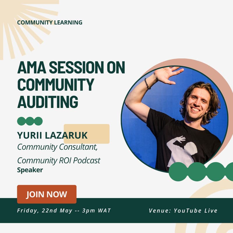 Cover Image for Ask Me Anything Session On Community Auditing