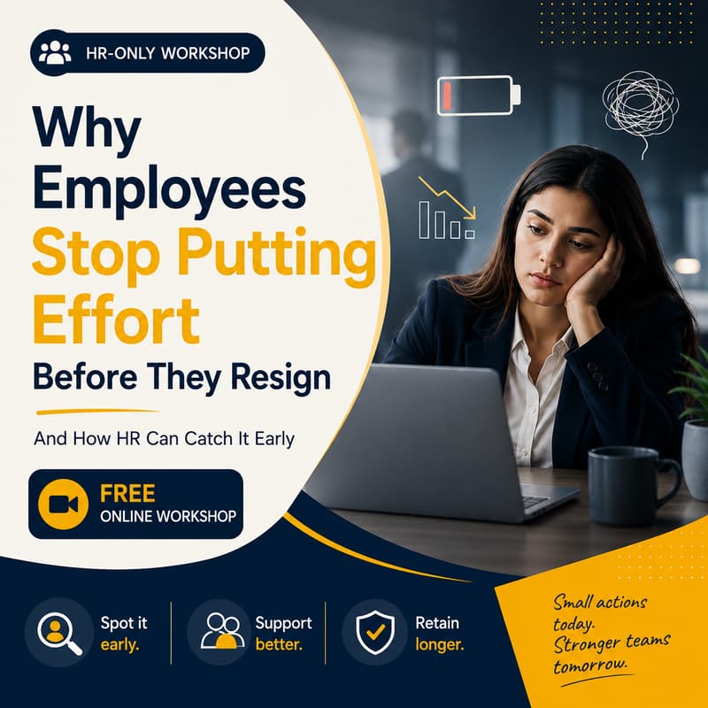 Cover Image for Why Employees Stop Putting Effort Before They Resign And How HR Can Catch It Early