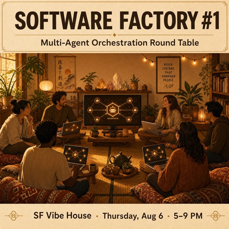 Cover Image for Software Factory #1 — Multi-Agent Orchestration Round Table