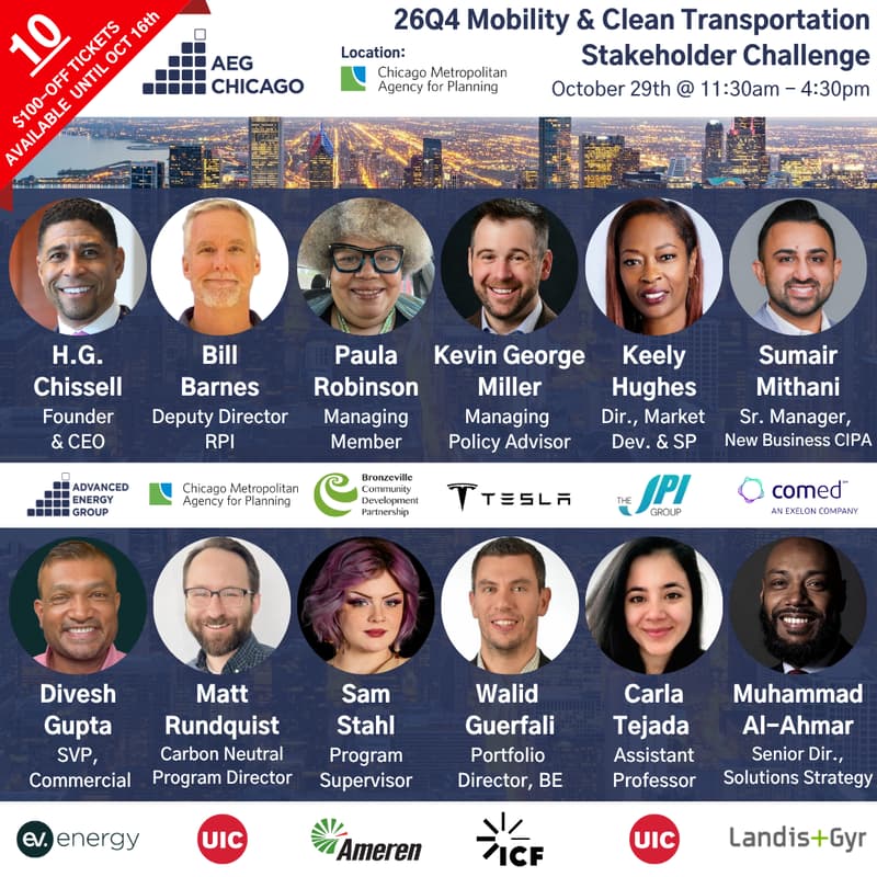 Cover Image for AEG Chicago 26Q4 Mobility & Clean Transportation Stakeholder Challenge