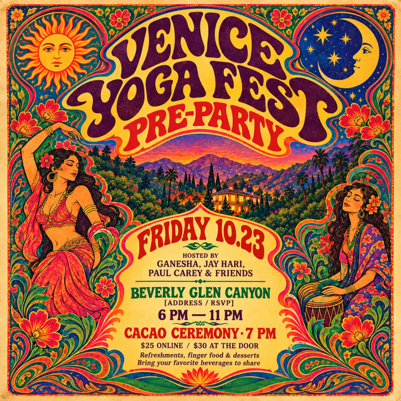 Cover Image for Pre-Party: Venice Yoga Festival