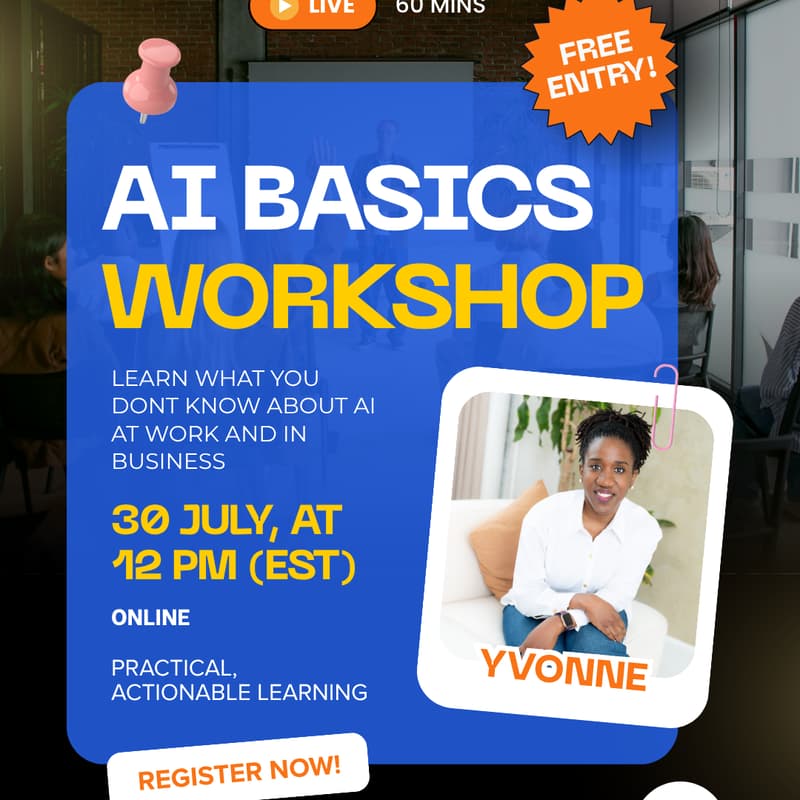 Cover Image for Free AI Basics Workshop: From Idea to Presentaton